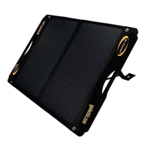 Go Power GP-DURALITE-100 portable solar kit unfolded