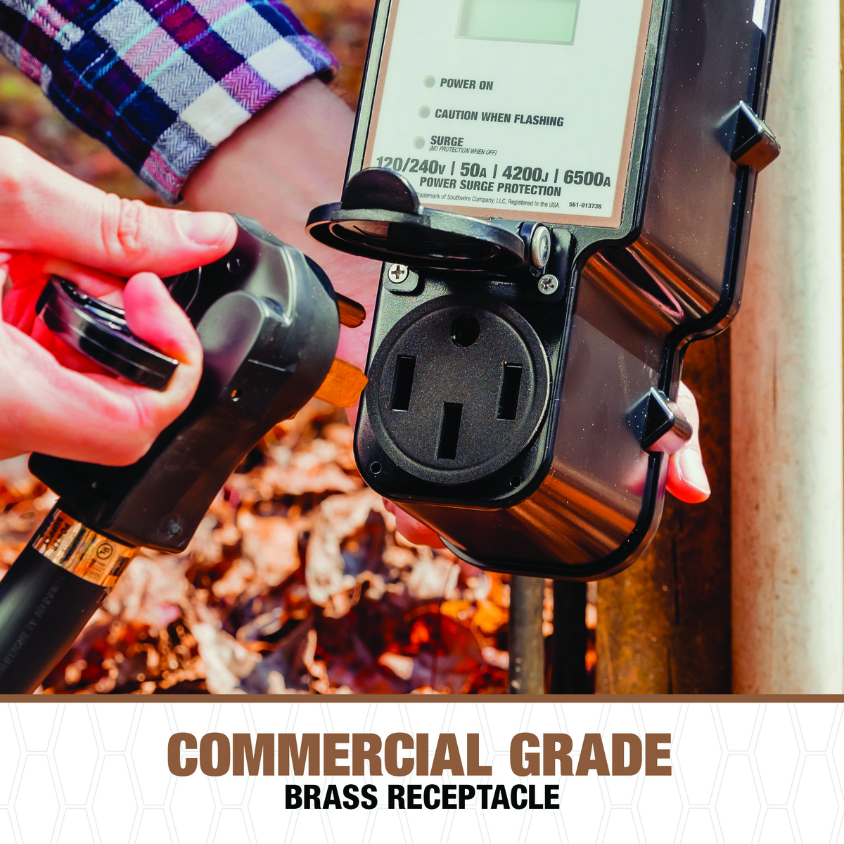 Southwire Surge Guard 34951 50 Amp Portable RV Surge Protector with Optional Wireless Communication - Image 9